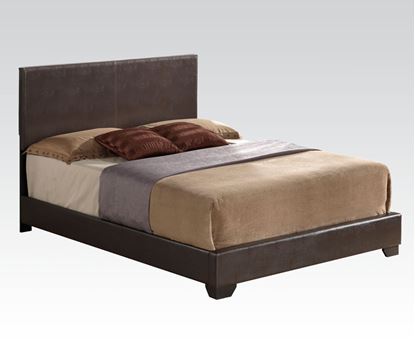 Picture of Brown Pu Queen Bed Hb/Fr  W/P2 (1A Pking)
