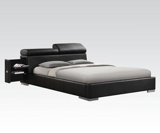 Picture of Bk Pu Ek King Bed W/Hb/Fr  W/P2 (11 Lvl Slats)