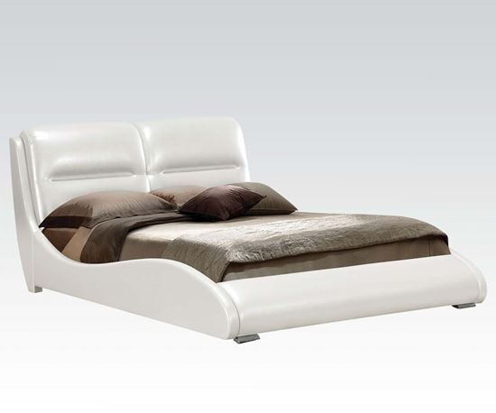 Picture of White E King Pu Bed (Hb/Fb/R)