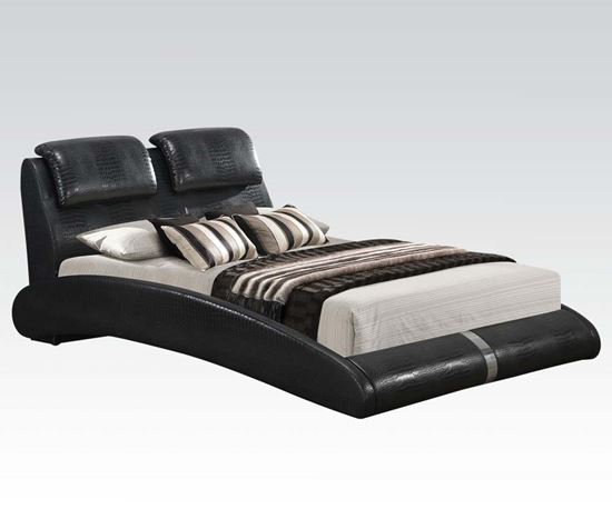 Picture of Black E King Pu Bed (Hb/Fb/R)