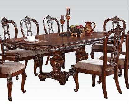 Picture of Nathaneal Dining Table in Tobacco Cherry 