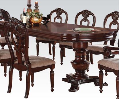Picture of Gwyneth Double Pedestal Cherry Dining Table