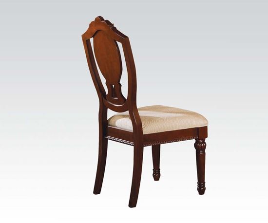 Picture of 2 Pcs.  Classique Cherry Finish Dining Side Chairs      (Set of 2)