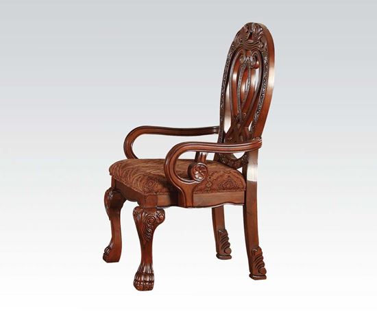 Picture of Traditional Quinlan Cherry 2 Pcs. Arm Chair by    (Set of 2)