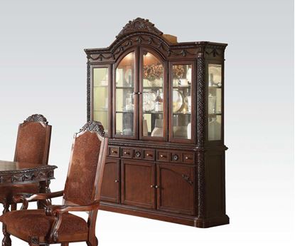 Picture of Quimby Cherry Finish Hutch & buffet by