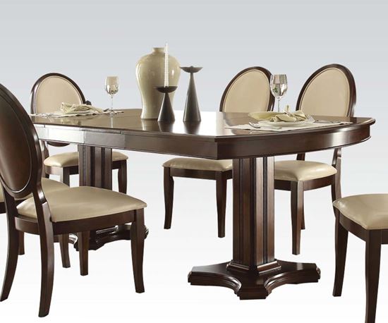 Picture of Traditional Balint Cherry Dining Table with Leaf 