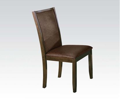 Picture of Charissa Modern 2 Pcs. Dark Walnut Side Chair    (Set of 2)