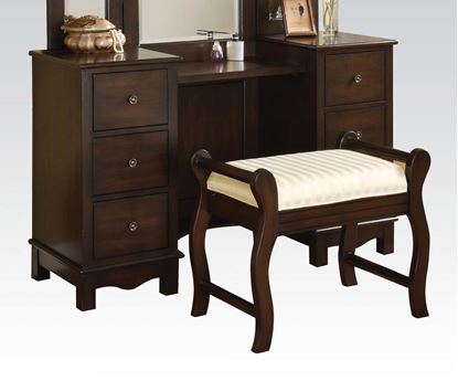 Picture of Modern Contemporary Espresso Finish Vanity Set