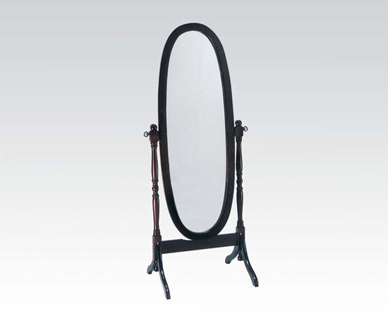 Picture of Fynn Cherry Frame Cheval Mirror
