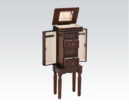 Picture of Walnut Jewelry Armoire (3A3B Pking W/P2)