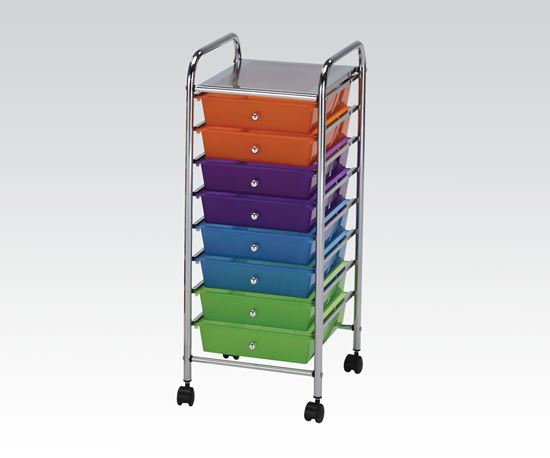 Picture of Storage Cart w/10 drawers Mobile Organizer