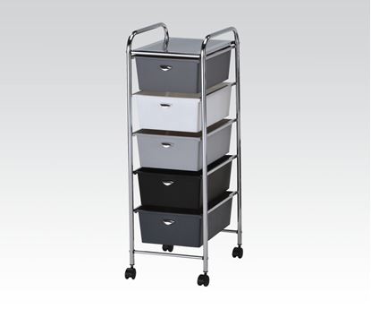 Picture of Contemporary Storage Cart w/3 drawers