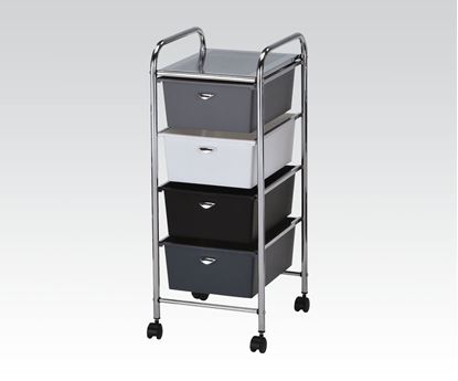Picture of Storage Cart w/4 drawers Mobile Organizer