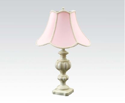 Picture of Table Lamp W/Pink Shade, 27"H  (Set of 2)