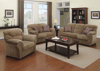 Picture of Patricia Light Brown Living Room Set