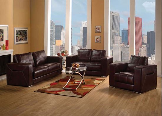 Picture of Brayden Dark Brown Living Room Set