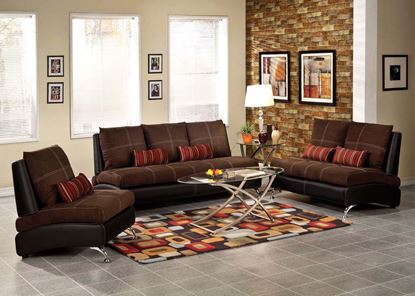 Picture of Jolie Chocolate Living Room Set
