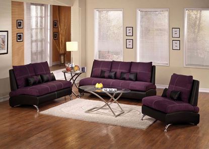 Picture of Jolie Purple Living Room Set